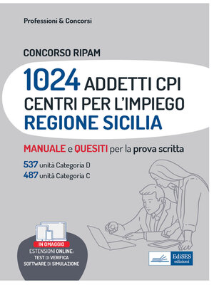 cover image of Manuale e quesiti per il concorso 1024 CPI Sicilia